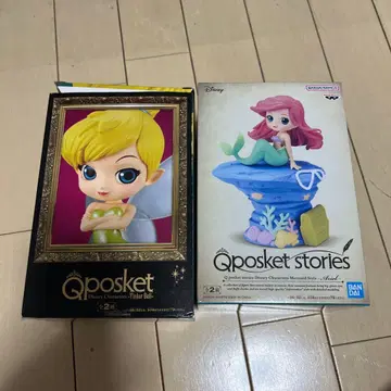 Qposket 팅커벨 & 아리엘 피규어 세트