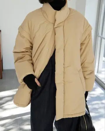 [ SLOBE IENA ] 2WAY 충전솜 블루종