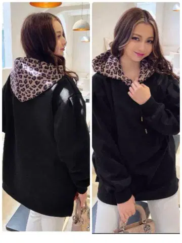 초레어 미개봉 새상품 R ady 인기 레오파드 후디 M 사이즈 한정