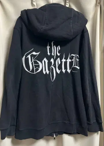 the GazettE 초대 로고 후드티