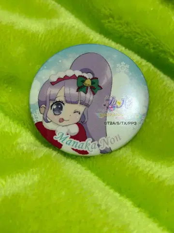 프리파라 크리스마스 드림 라이브 2016 캔뱃지 마나카 논