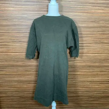 니코앤드 니트 원피스 사이즈 3 L 사이즈 상당 그린 무지