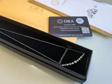 모이사나이트 실버 목걸이