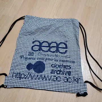 aeae 체크 무늬 냅색