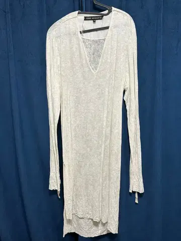 Cedric Jacquemyn 페인트 가공 롱 티셔츠