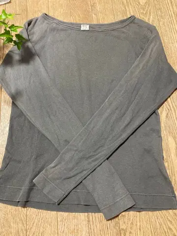 gicipi 지치피 캐시미어 혼방 코튼 긴팔 티셔츠 이탈리아제