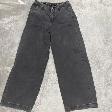 ftw. 그레이 와이드 데님 팬츠