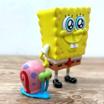 스펀지밥 & 게리 리얼 피규어