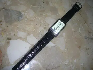 스튜어디스 시계 2 엠보 블랙 스퀘어