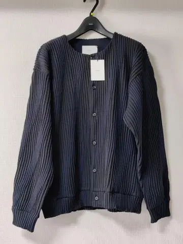 stein Oblique Patterned Knit Cardigan