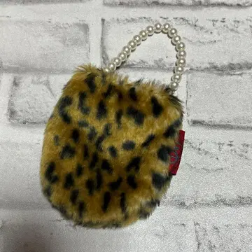 머드 펑크 레오파드 무늬 소품함 파우치 미니백