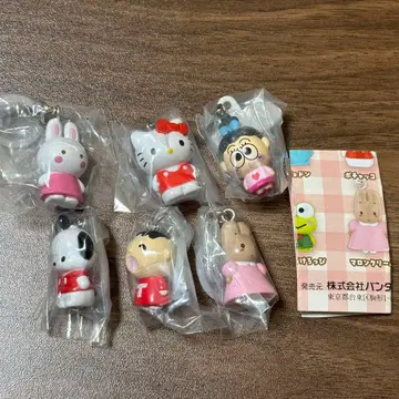 산리오 캐릭터즈 메지루시 마스코트 6개 세트