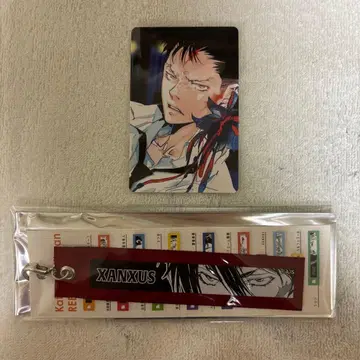 아마노 아키라 전시회 리본 참 셀카 카드 XANXUS 2개 세트