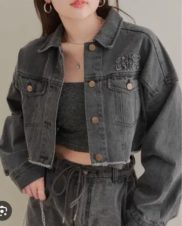 Chico 데님 자켓