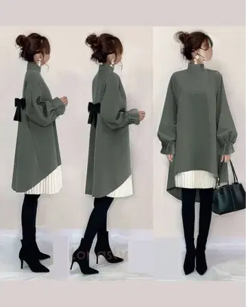 원피스 그레이 M 사이즈