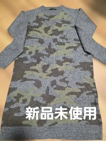 BARNYARDSTORM 카모플라쥬 패턴 니트 원피스