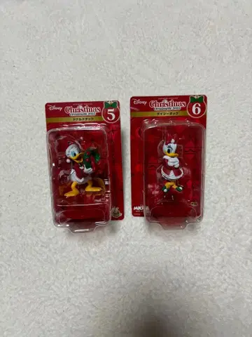 디즈니 크리스마스 오너먼트 복권 세트 도널드 덕 데이지 덕