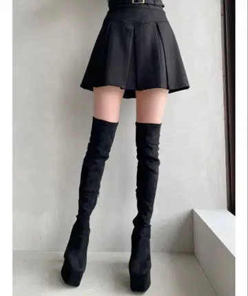 RESEXXY 스트레치 니하이 부츠 M