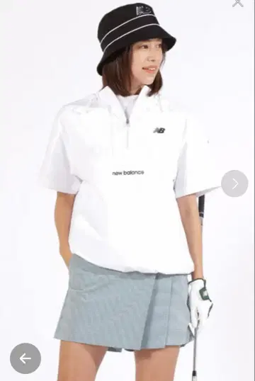 뉴발란스 발수 방풍 하프 지퍼 풀오버 후디