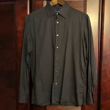 United Arrows 셔츠 블랙 M 린넨