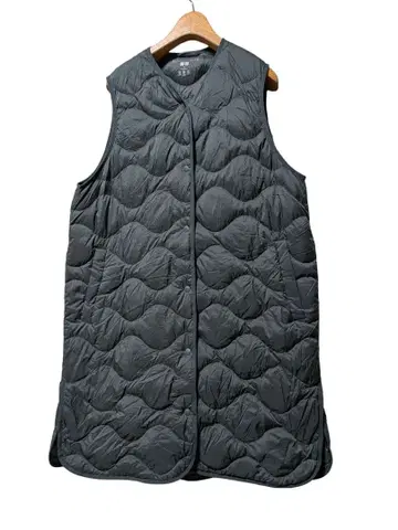 고품질 유니클로 울트라 라이트 다운 롱 베스트 XL 여성용