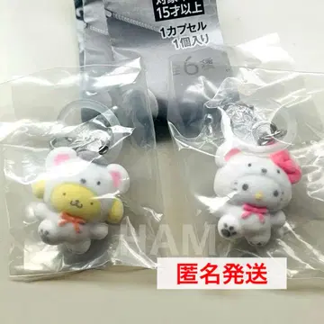 산리오 메지루시 액세서리 후와후와 스노우 헬로키티 폼폼푸딩