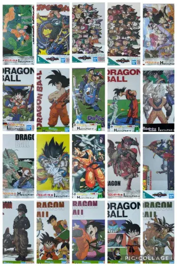 드래곤볼 비주얼 보드 68장 세트