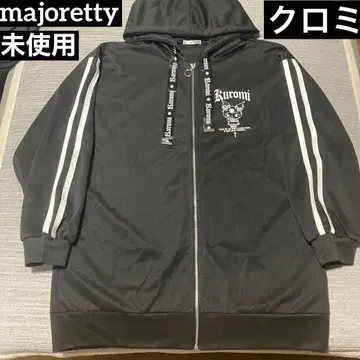 majoretty 쿠로미 산리오 오버 사이즈 라인 저지 후드티