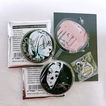 AGF 2025 에이리언 스테이지 캔뱃지 아크릴 키링 미지 수아