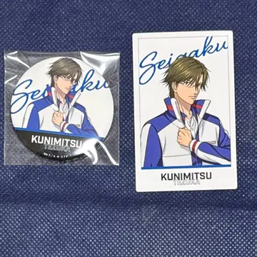 테니프리 신테니 테즈카 쿠니미츠 테니페스 캔뱃지 폴라로이드