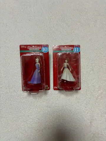 디즈니 크리스마스 오너먼트 복권 안나와 눈의 여왕 세트