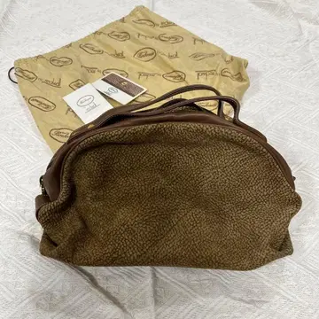 [정품] BORBONESE 볼보네제 핸드백 가죽 이탈리아제