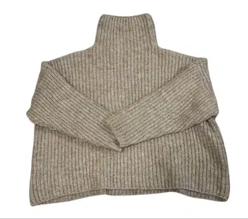 캐널진 하이넥 니트 Via.j 베이지 프리 사이즈