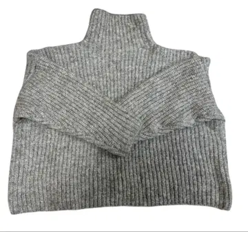 캐널진 하이넥 니트 Via.j 그레이 프리 사이즈