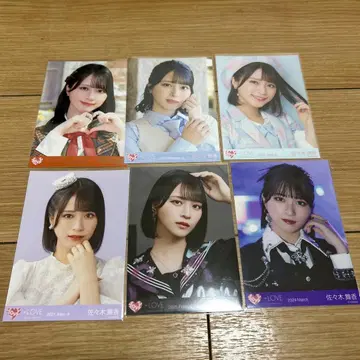 =LOVE 이코러브 사사키 마이카 브로마이드 요리 6세트