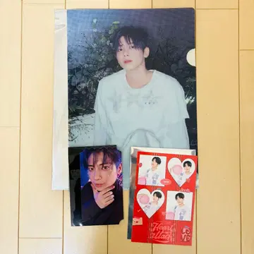 TXT CAFE 클리어 파일&티켓 카드 외 3종 세트 (태현) VR