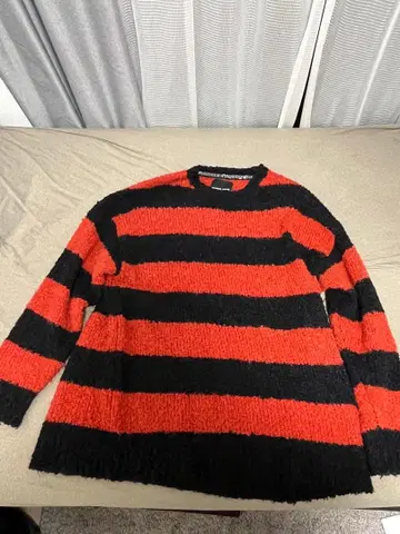 NUMBER (N)INE 빨검 보더 니트