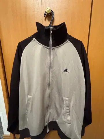 Kappa 집업 자켓 그레이/블랙