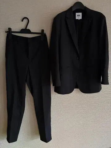 WWS 워크웨어 수트 셋업 수트 블랙