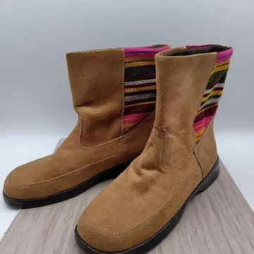 티티카카 베이지 스웨이드 부츠 37 (23.5cm~24cm) 정도