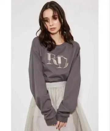 rienda [WEB 한정판] RDT-롱 슬리브 티셔츠