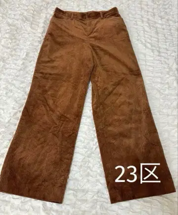23구 브라운 코듀로이 팬츠 사이즈 44