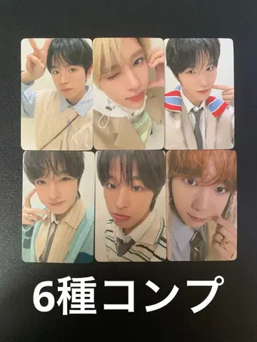 NCT WISH 6000엔 트레이딩 카드 6종 컴프