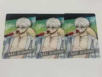 블루 록 JOYSOUND 클리어 카드 나기 세이시로 3장 세트