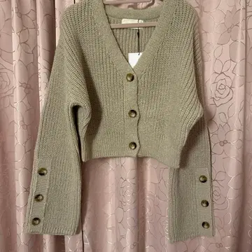 Cheri mi 크롭 가디건 베이지