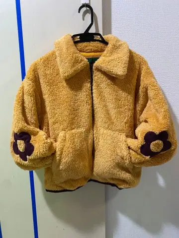 Dear sisterhood 플라워 자수 보아 자켓 세토 아유미