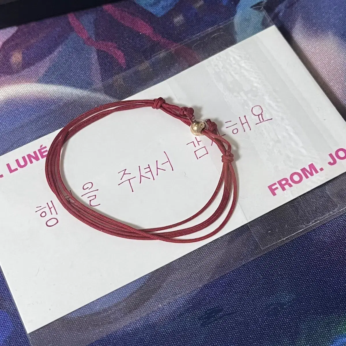 &team Jo string bracelet mi-fan