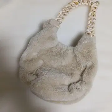 베이지 폴리에스테르 토트백 GU