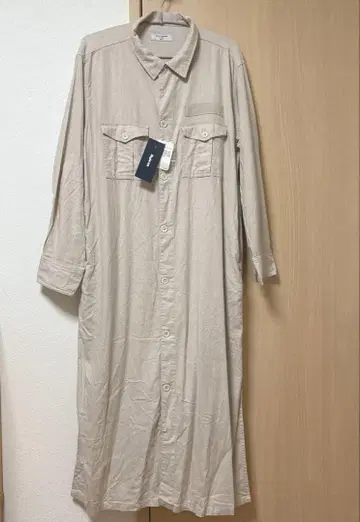 긴팔 밀리터리 셔츠 원피스 M size back number