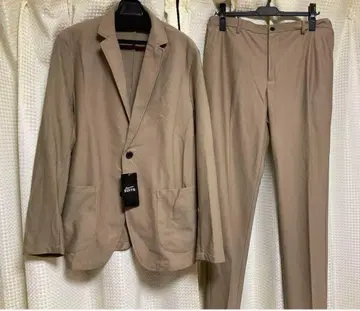 미사용 새상품 AOKI 아오키 워셔블 스트레치 파자마 수트 베이지 L